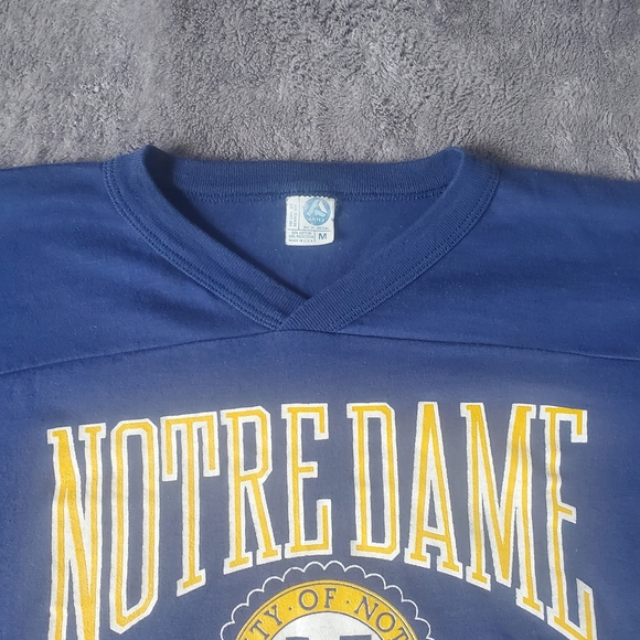 Vintage 1980s UNIVERSTY NORTE DAME FIGHTING IRISH T-Shirt , M, Football 1980s - Picture 12 of 12